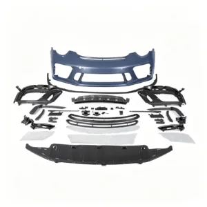 For Porsche 991.2 GT3 Style Front Bumper Cover – PP Plastic Direct Fit 2012-2018