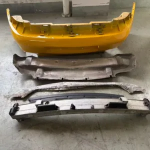 Used OEM Porsche 911 993 Rear Bumper&Crash Bar&Heat Shield Set–Takeoff 1995-1998