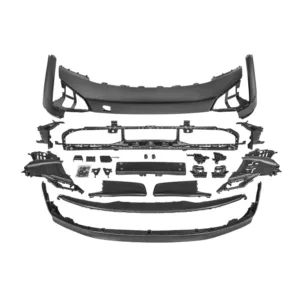 For Porsche Taycan 9J1.2 Turbo GT Style Front Bumper Assembly–Direct Fit 2024-UP